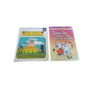 Lot of 2 Vintage Religious‎ Children's Books: The Silly Skyscraper and Dear God,